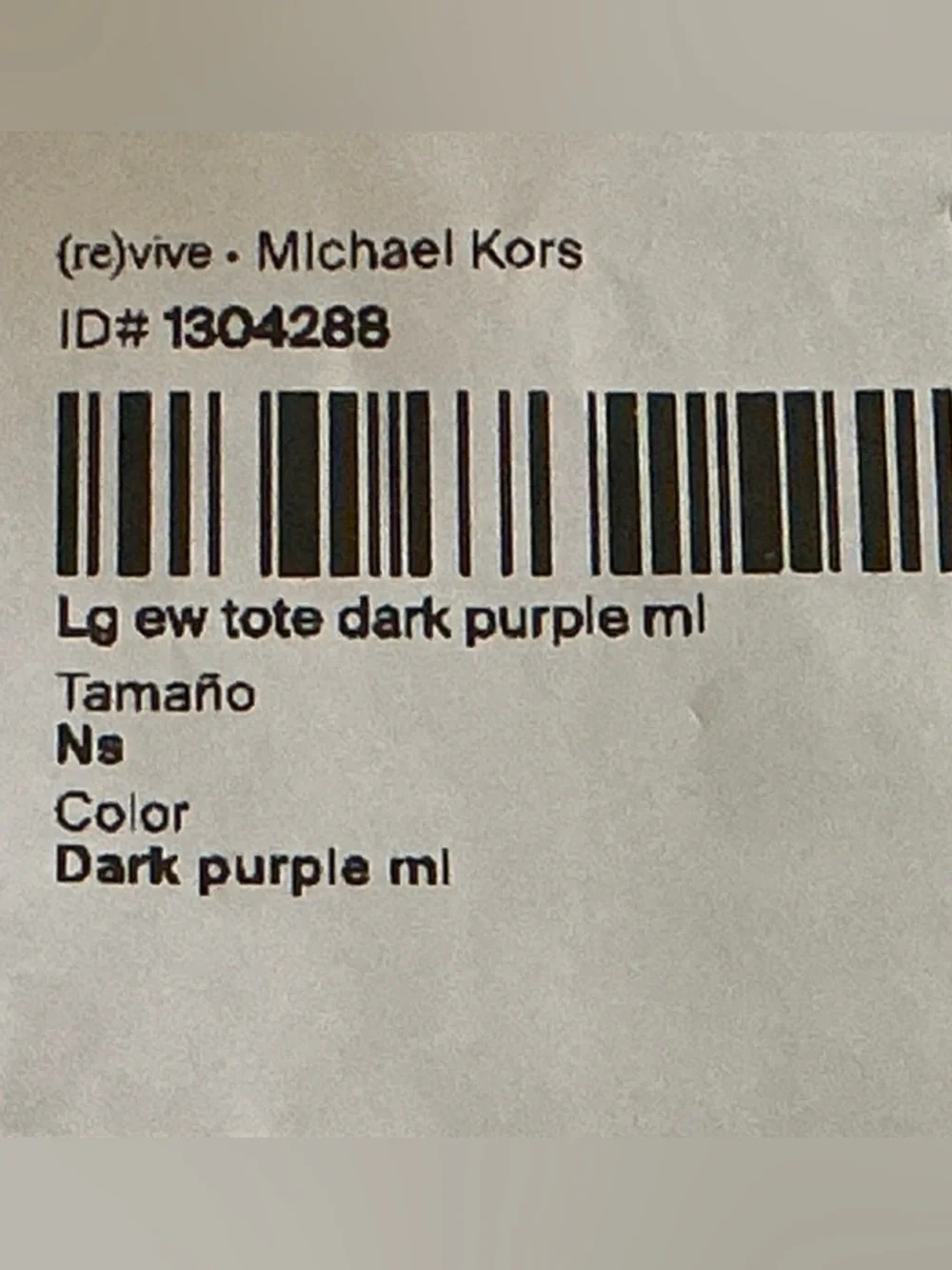 Michael Kors Voyager Large EW Tote Dark Purple Multi NWT $398 - Picture 16 of 16